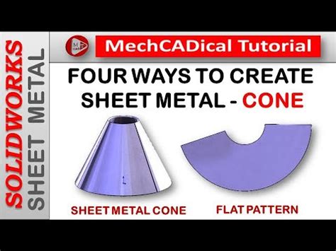 how to make a sheet metal cone pattern|sheet metal transition layout.